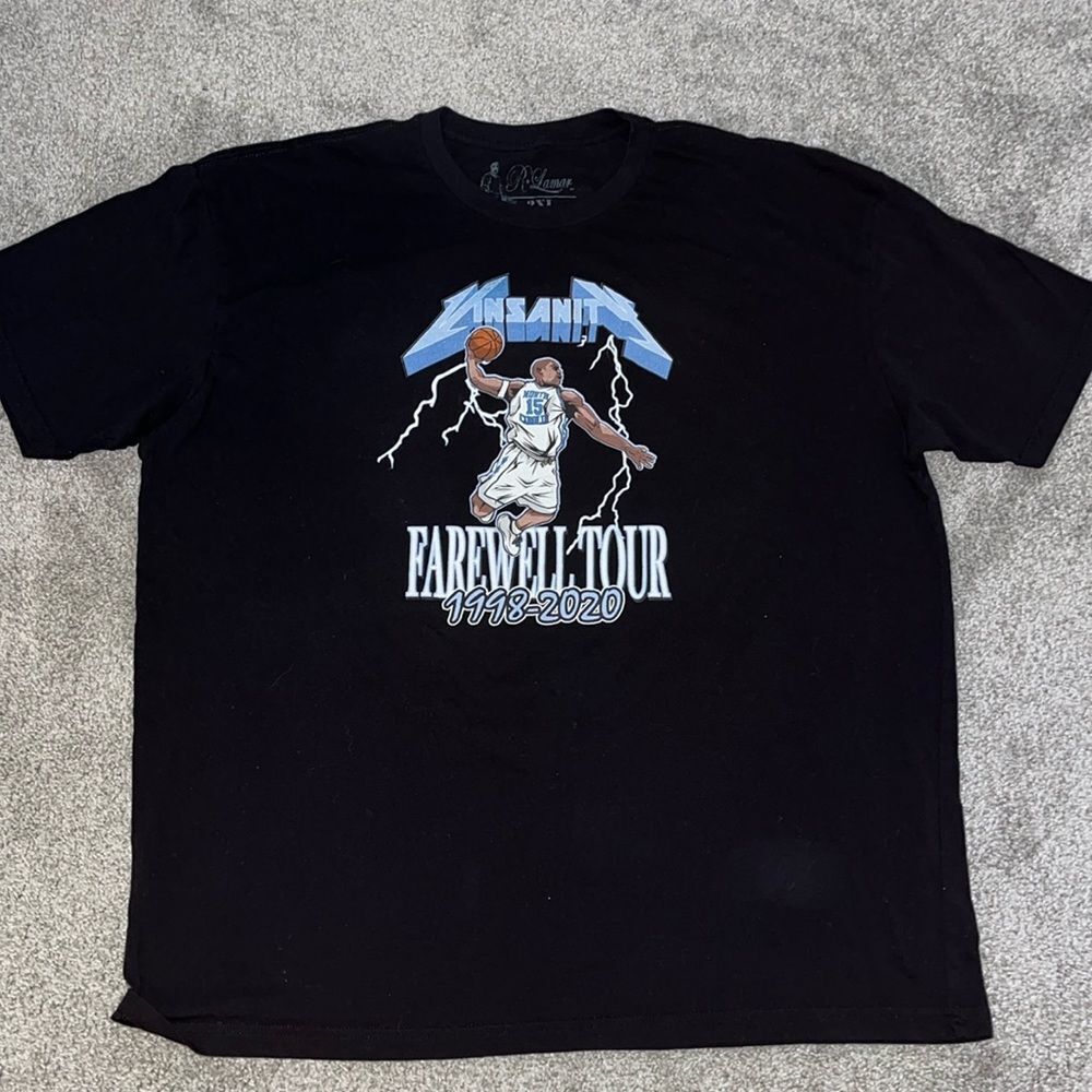Raptors Vinsanity Carter T Shirt UNC North Carolina Basketball Toronto Farewell